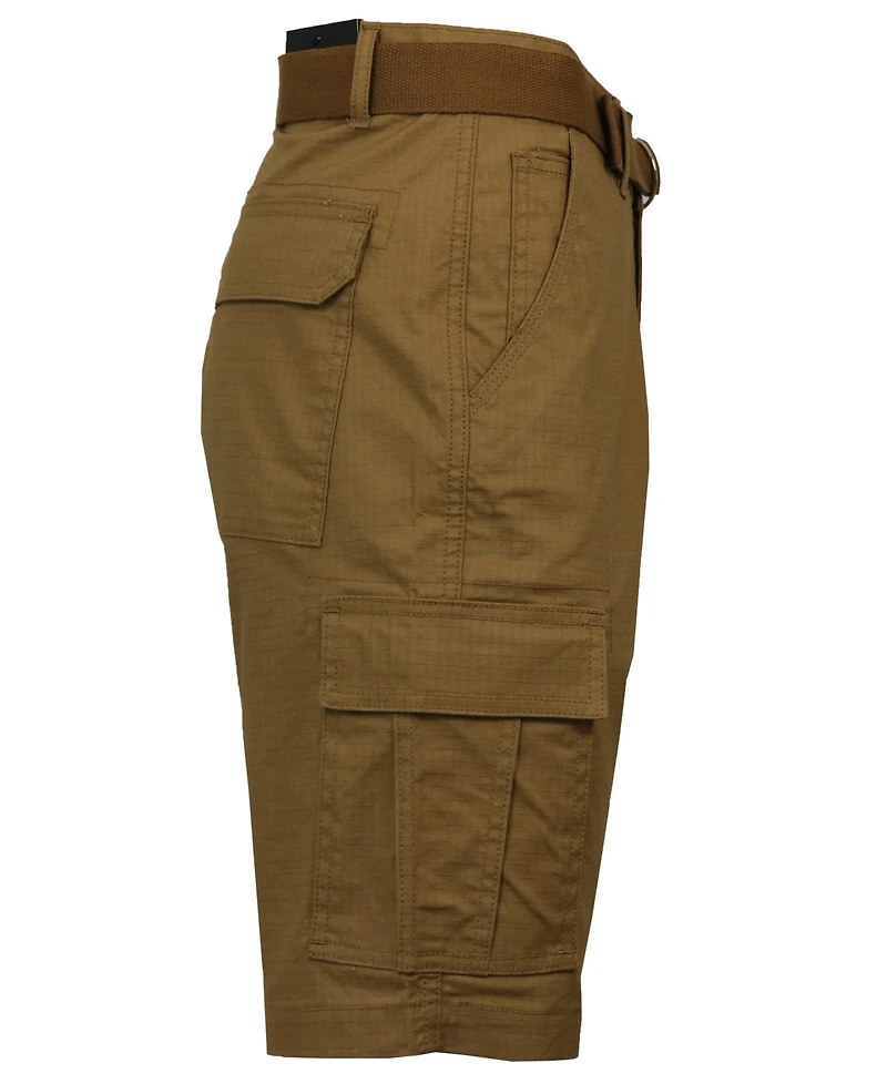 Galaxy By Harvic Men's Stretch Ripstop Cargo Shorts