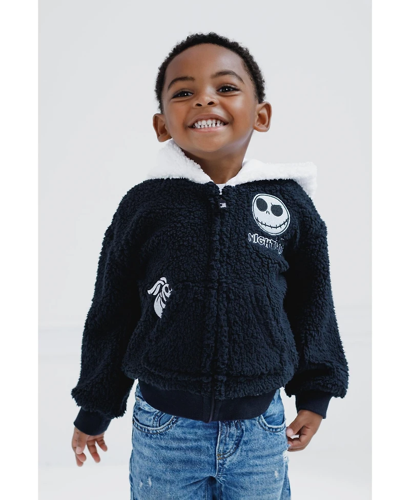 Nightmare Before Christmas Baby Boys Cosplay Hoodie Cozy Sherpa