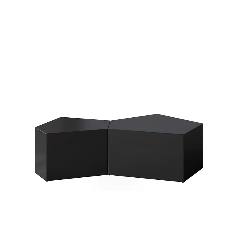 Streamdale Pentagon Nesting Coffee Table Set (Set of 2)