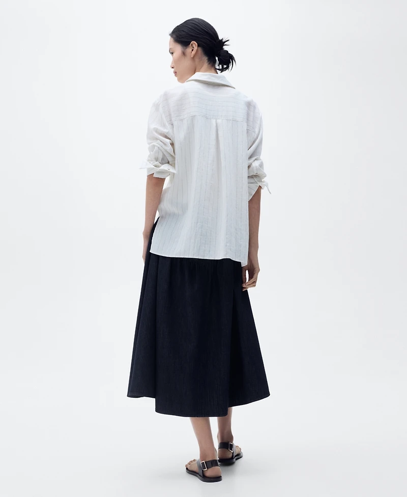 Mango Women's Flared Denim Skirts