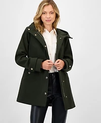 Michael Kors Women's Hooded Button-Front Coat, Exclusively at Macy's