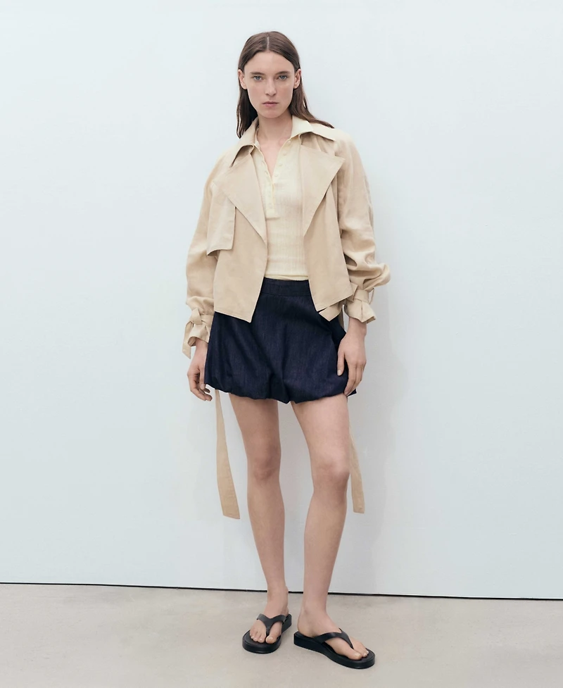 Mango Women's Balloon Denim Skirts