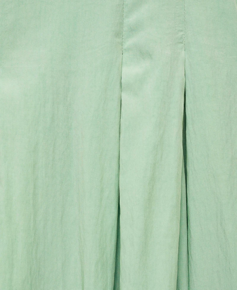 Mango Women's Pleated A-Line Dress