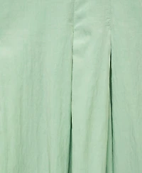 Mango Women's Pleated A-Line Dress