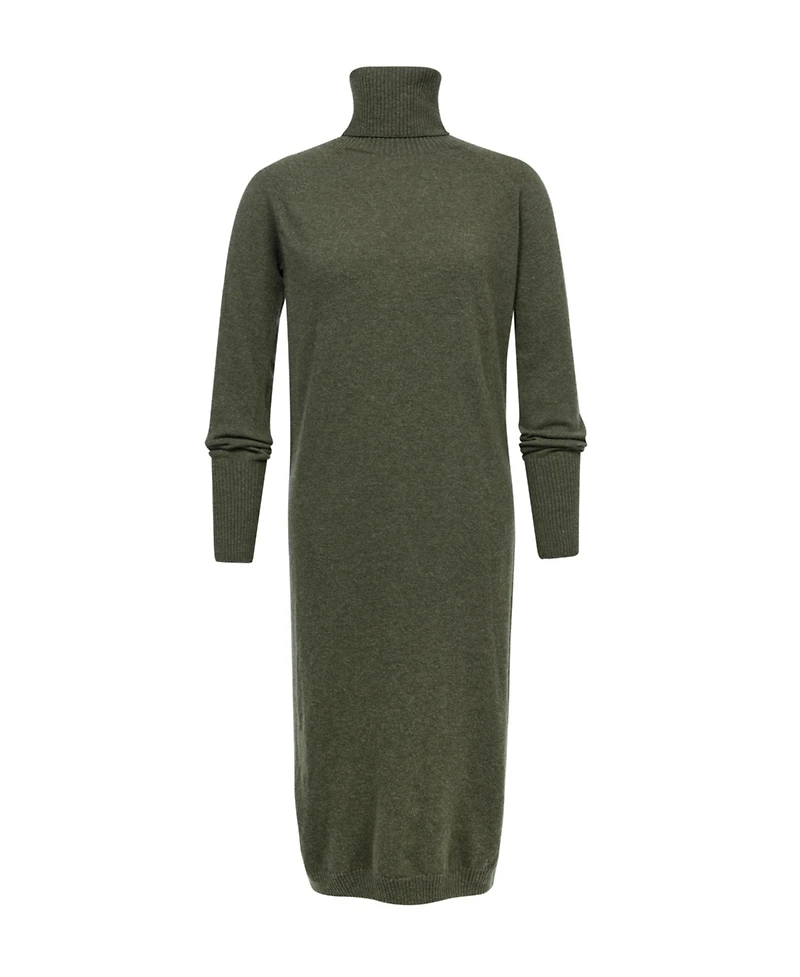 Celtic & Co. Women's Supersoft Midi Turtleneck Dress
