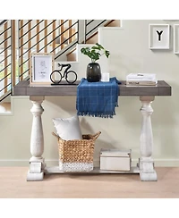 Streamdale Sofa Tabe 30inch height pedestal table leg Farmhouse Design Retro Design Living room