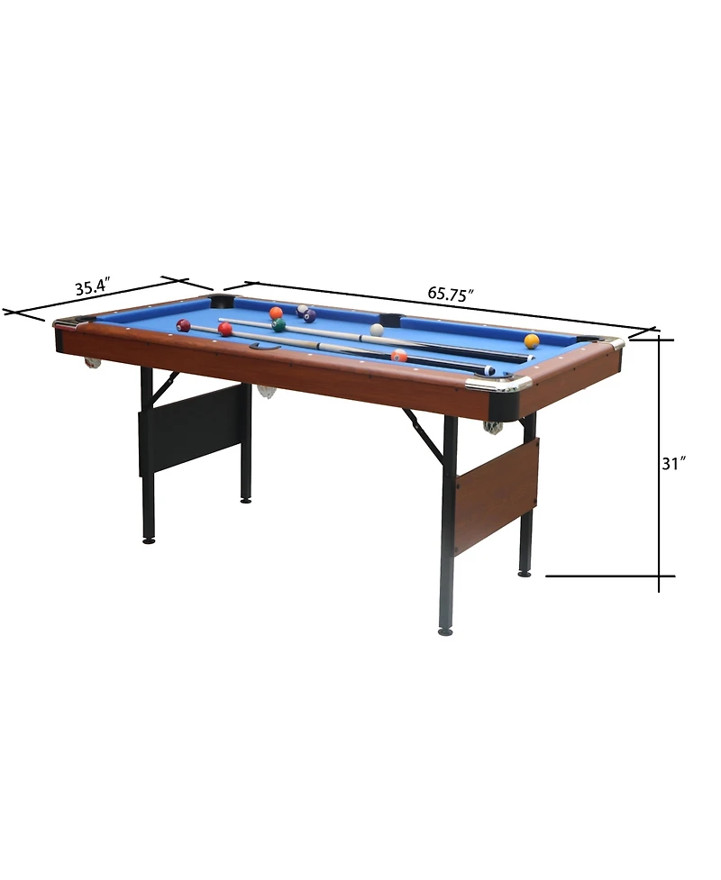 Streamdale 5.5' Folding Billiard Table with Accessories