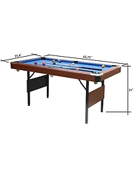 Streamdale 5.5' Folding Billiard Table with Accessories