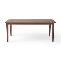 Streamdale Farmhouse Dining Table With Slatted Top And Square Legs