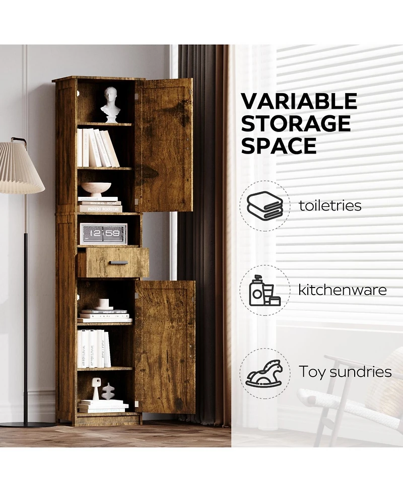 Streamdale Furniture 69" Bathroom Storage Cabinet with Barn Doors