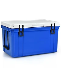 58 Quart Leak-Proof Portable Cooler Ice Box for Camping-Blue