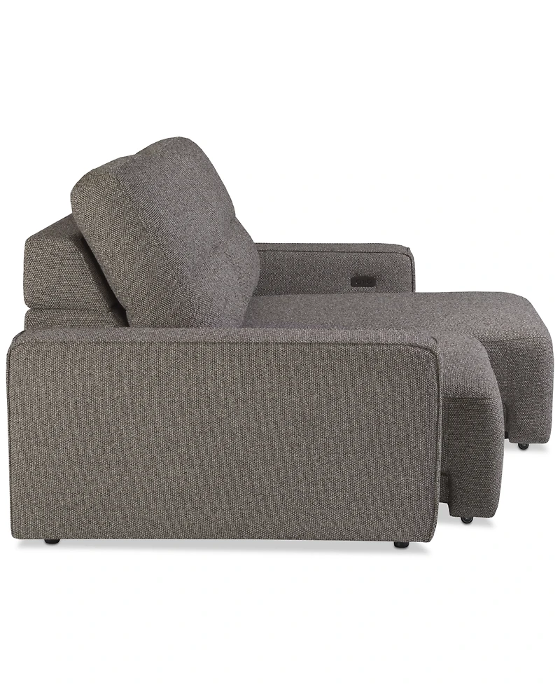 Frandlyn 2-Pc. Fabric Power Sliding Sofa, Exclusively at Macy's