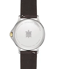 Certina Men's Swiss Ds-8 Brown Leather Strap Watch 40mm