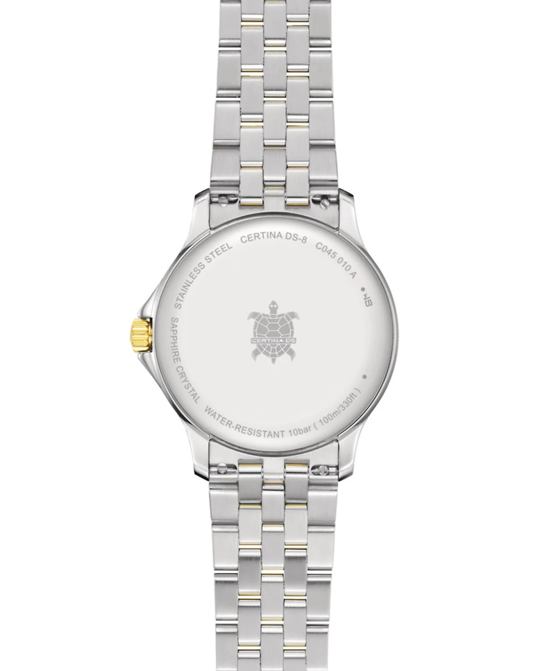 Certina Women's Swiss Ds-8 Two-Tone Stainless Steel Bracelet Watch 31mm