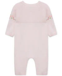 Little Me Baby Girls Cotton Garland Sweater Coverall