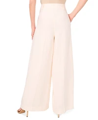 CeCe Women's High-Rise Pleated Wide-Leg Pants