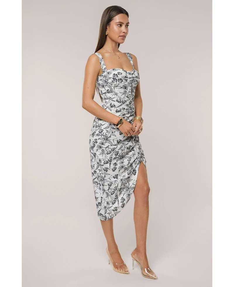 Jluxlabel Women's Florine Print Midi Dress