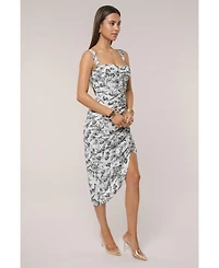 Jluxlabel Women's Florine Print Midi Dress