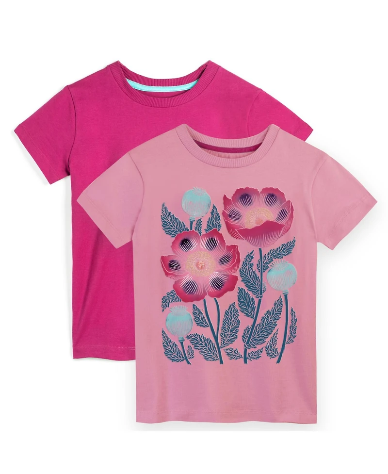 Mightly Kids Fair Trade Organic Cotton Short Sleeve T-Shirt 2-pack