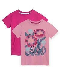 Mightly Kids Fair Trade Organic Cotton Short Sleeve T-Shirt 2-pack