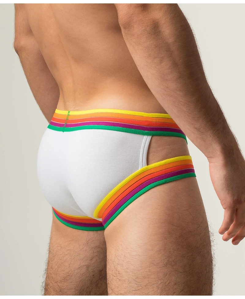 Rounderbum Men's Rainbow Rush Holster Brief