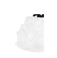 Milla Women's Danceable mini skirt with ruched flower appliques