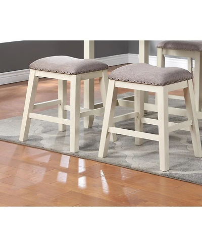 Streamdale Contemporary Dining Chairs Set of 2 with Wooden Seat