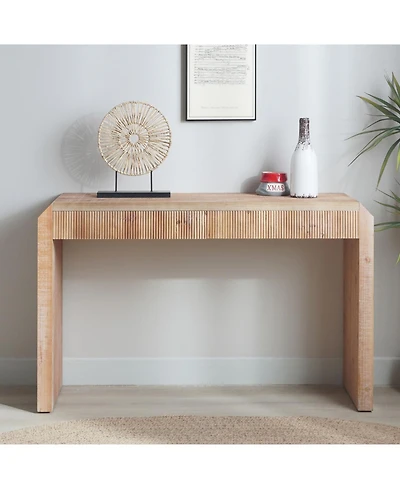 Streamdale Rustic Wooden Console Table with Drawer