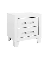 Nightstand with Drawer – Compact Bedside Table for Storage