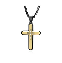 Anna Zuckerman Davant Gold Cross Necklace