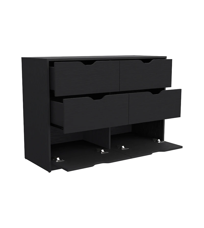 Four Drawer Dresser for Bedroom Storage and Organization