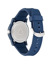 Nautica Men's Analog Blue Polyurethane Watch, 44mm