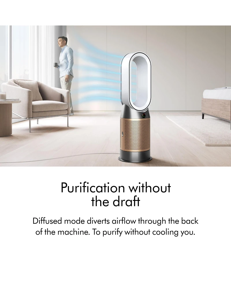 Dyson Purifier Hot+Cool HP2 De-NOx | Nickel/Gold