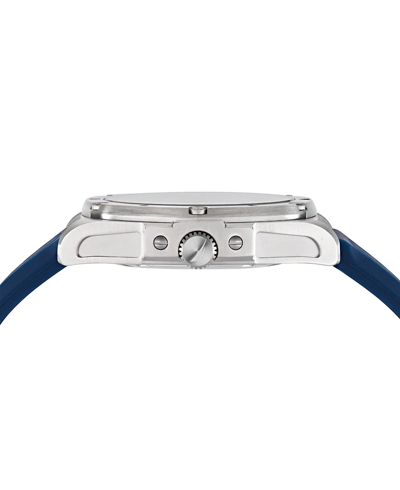 Nautica Men's Analog Blue Silicone Watch, 44mm