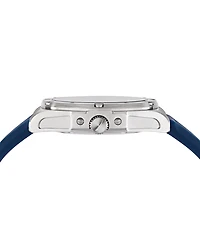 Nautica Men's Analog Blue Silicone Watch, 44mm