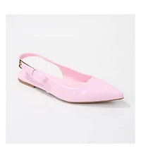 Caitriona Pointed Toe Slingback Flats