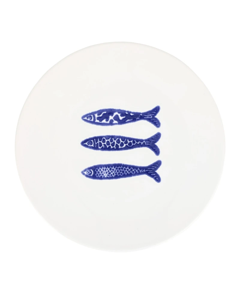 Vietri Santorini Minnows Salad Plate
