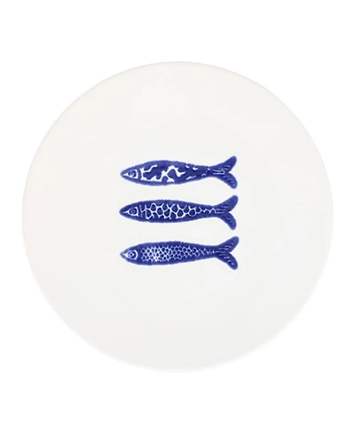 Vietri Santorini Minnows Salad Plate