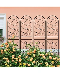 Streamdale 4 Pack 71" Metal Garden Trellis