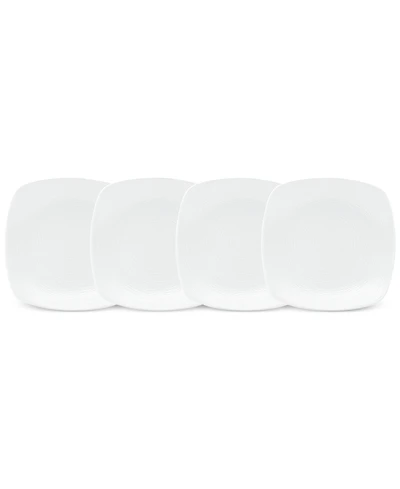 Noritake Swirl 4-Pc. Square Appetizer Plates