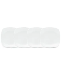 Noritake Swirl 4-Pc. Square Appetizer Plates