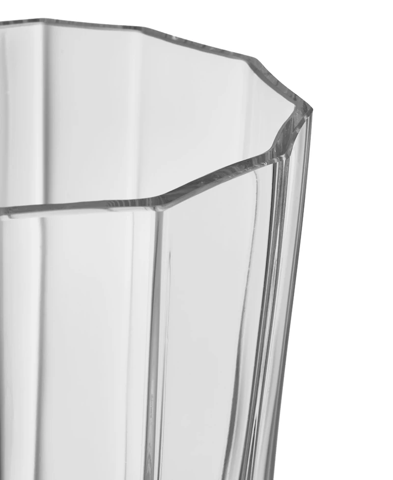 Orrefors Reed Crystal Hurricane Lamp, Large