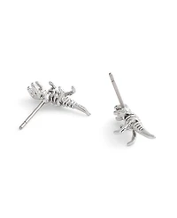 Coach Faux Stone Signature Skeletal Rexy Stud Earrings