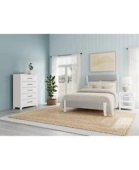 Catriona 3pc Bedroom Set (Full Upholstered Bed, Chest & Open Nightstand), Created for Macy's