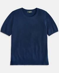 Charter Club Women's 100% Cashmere Crewneck Short-Sleeve Sweater, Macy's Exclusive