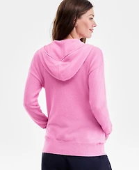 Charter Club Women's 100% Cashmere Zip Hoodie, Macy's Exclusive