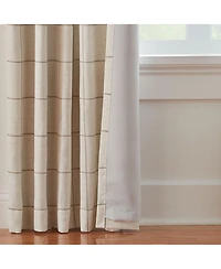 Elrene Home Fashions Brighton Windowpane Plaid Blackout Window Curtain Panel