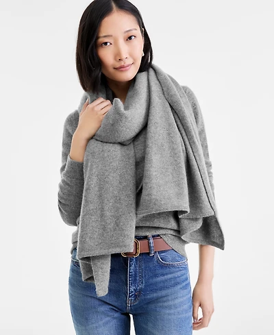 Charter Club 100% Cashmere Oversized Scarf, Macy's Exclusive