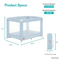 Dream On Me Fp Play All Day Playard in Moon mist