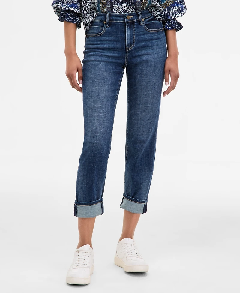Liverpool Los Angeles Women's Marley Girlfriend Cuffed Jeans